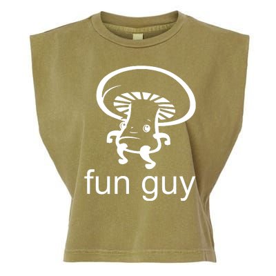 Fun Guy Mushroom Funny Garment-Dyed Women's Muscle Tee