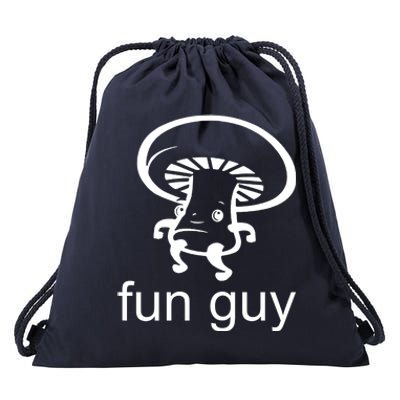 Fun Guy Mushroom Funny Drawstring Bag