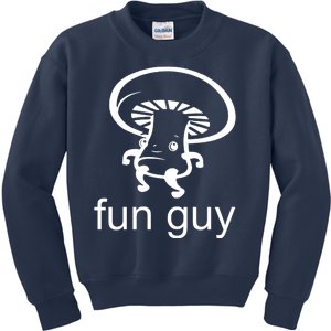 Fun Guy Mushroom Funny Kids Sweatshirt