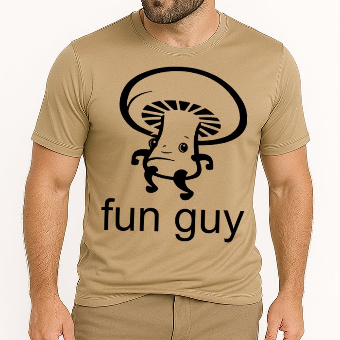 Fun Guy Mushroom Funny Cooling Performance Crew T-Shirt