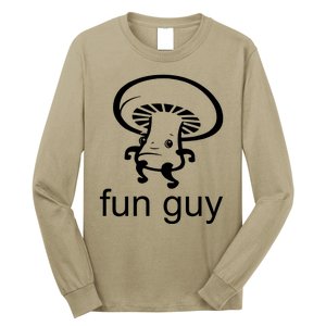 Fun Guy Mushroom Funny Long Sleeve Shirt