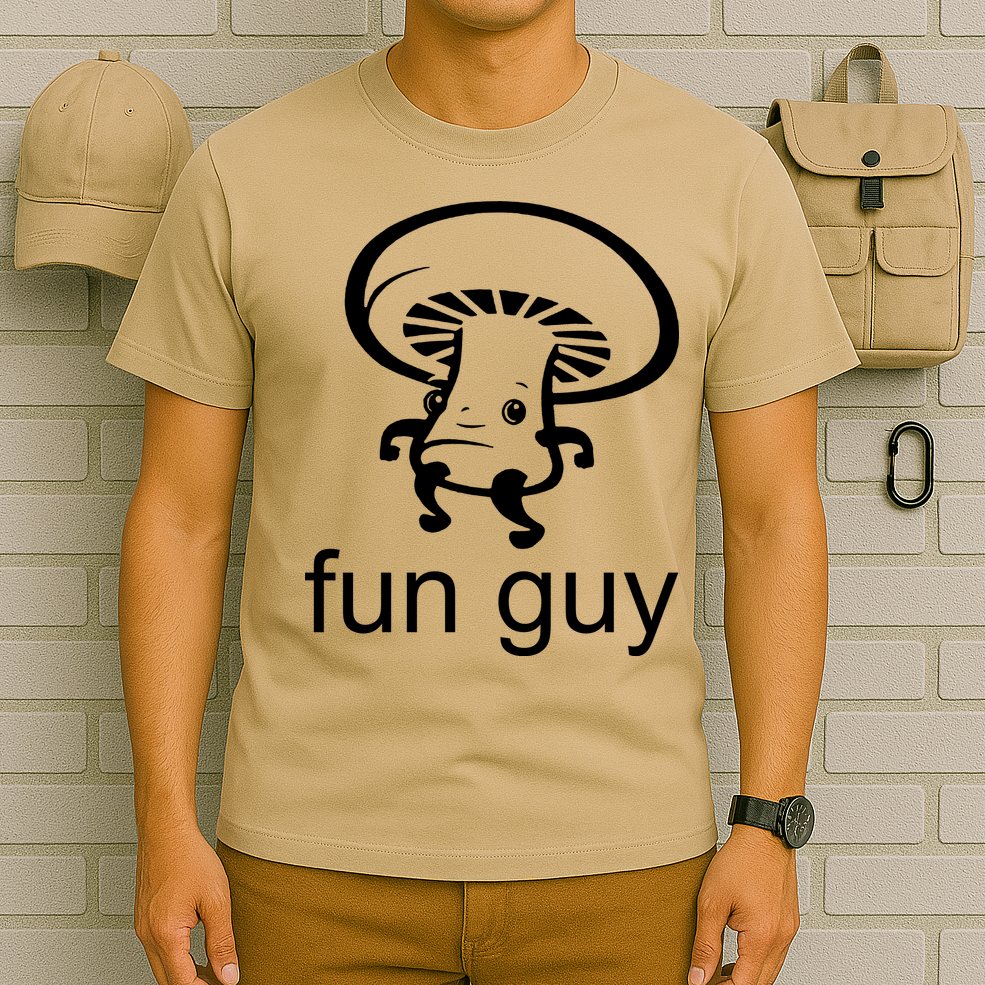 Fun Guy Mushroom Funny T-Shirt
