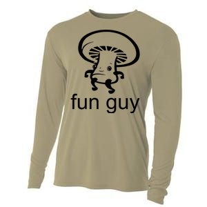 Fun Guy Mushroom Funny Cooling Performance Long Sleeve Crew