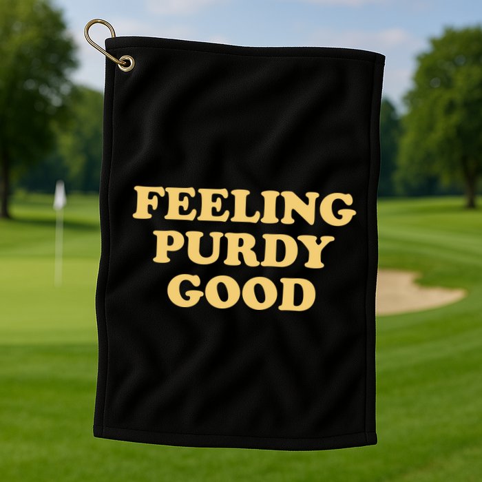 Feeling Good Meme Funny Golf Towel