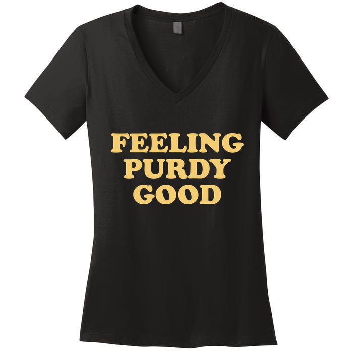 Feeling Good Meme Funny Women's V-Neck T-Shirt