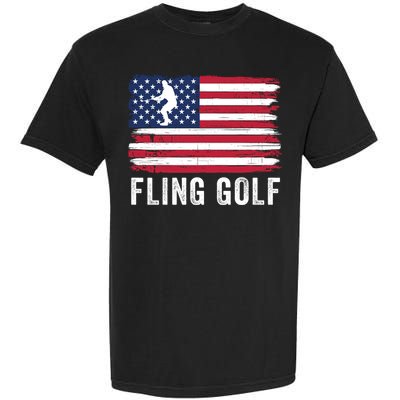 Fling Golf Making Golf Courses Great Again Funny Fling Golf Fun New Golf Game Garment-Dyed Heavyweight T-Shirt