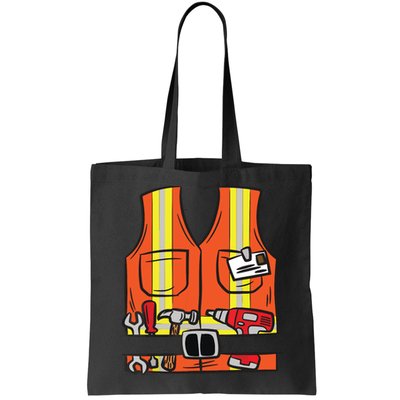 Funny Group Matching Halloween Construction Worker Costume Bag
