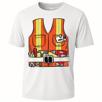 Funny Group Matching Halloween Construction Worker Costume Cooling Performance Crew T-Shirt