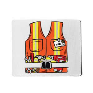 Funny Group Matching Halloween Construction Worker Costume Mousepad