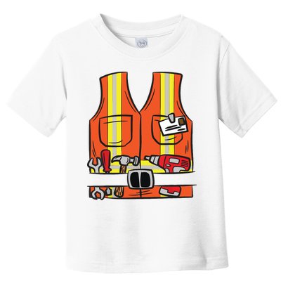 Funny Group Matching Halloween Construction Worker Costume Toddler T-Shirt