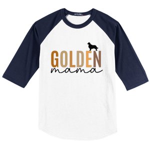 Funny Golden Mama Golden Retriever Dog Lover Gift Golden Mom Dog Owner Baseball Sleeve Shirt