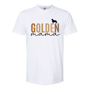 Funny Golden Mama Golden Retriever Dog Lover Gift Golden Mom Dog Owner Softstyle CVC T-Shirt