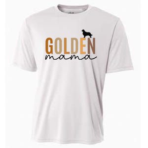 Funny Golden Mama Golden Retriever Dog Lover Gift Golden Mom Dog Owner Cooling Performance Crew T-Shirt