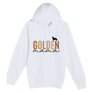 Funny Golden Mama Golden Retriever Dog Lover Gift Golden Mom Dog Owner Premium Pullover Hoodie