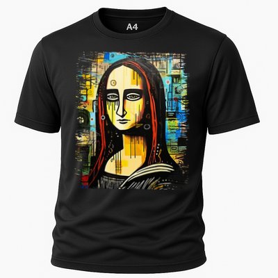 Funny Gothic Mona Lisa 90s Pop Art Graffiti Style Aesthetic Performance Shirt
