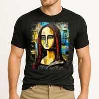 Funny Gothic Mona Lisa 90s Pop Art Graffiti Style Aesthetic Cooling Performance Crew T-Shirt
