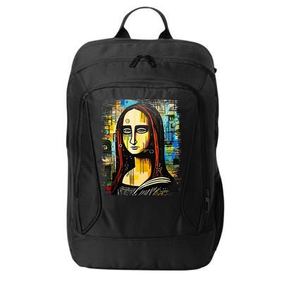 Funny Gothic Mona Lisa 90s Pop Art Graffiti Style Aesthetic City Backpack