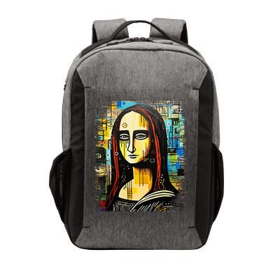 Funny Gothic Mona Lisa 90s Pop Art Graffiti Style Aesthetic Vector Backpack