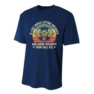 Funny Gym Motivational Quote Performance Sprint T-Shirt