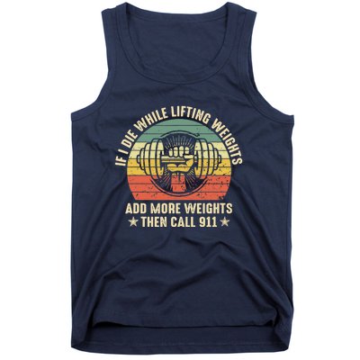 Funny Gym Motivational Quote Tank Top