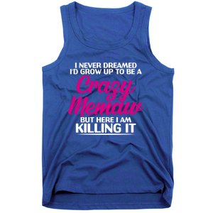 Funny Grandma Mothers Day Tee With Memaw Design Cute Gift Tank Top