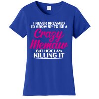 Funny Grandma Mothers Day Tee With Memaw Design Cute Gift Women's T-Shirt