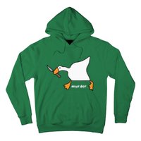 Funny Goose Murder Hoodie