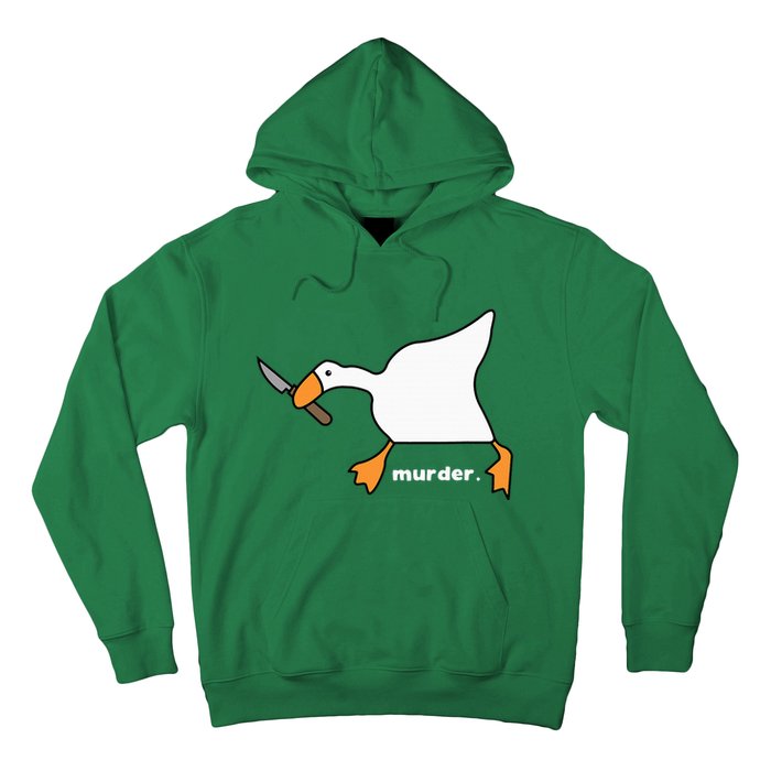 Funny Goose Murder Hoodie