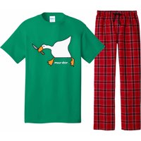 Funny Goose Murder Pajama Set