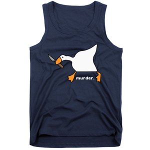 Funny Goose Murder Tank Top