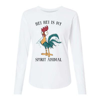 Funy Gift Moana Hei Hei Is My Spirit Animal Portrait Womens Cotton Relaxed Long Sleeve T-Shirt