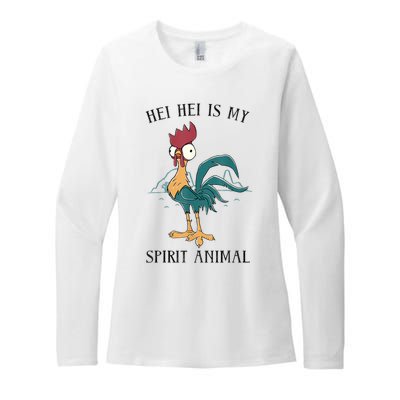 Funy Gift Moana Hei Hei Is My Spirit Animal Portrait Womens CVC Long Sleeve Shirt