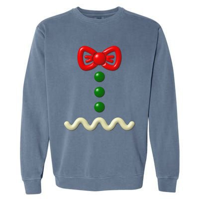 Funny Gingerbread Man Costume Halloween Gift Garment-Dyed Sweatshirt