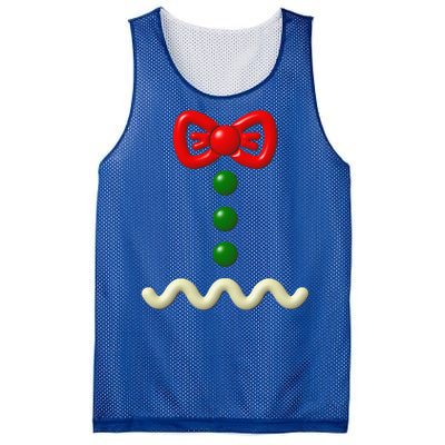 Funny Gingerbread Man Costume Halloween Gift Mesh Reversible Basketball Jersey Tank