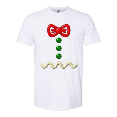 Funny Gingerbread Man Costume Halloween Gift Softstyle CVC T-Shirt