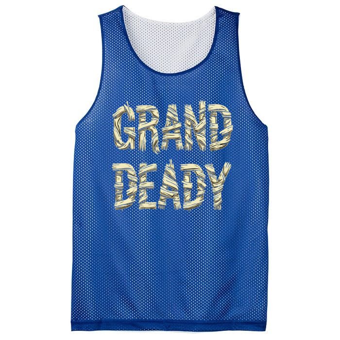 Funny Grand Mummy Matching Couple Halloween Family Costume Meaningful Gift Mesh Reversible Basketball Jersey Tank