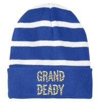 Funny Grand Mummy Matching Couple Halloween Family Costume Meaningful Gift Striped Beanie with Solid Band