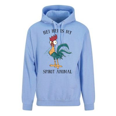 Funy Gift Moana Hei Hei Is My Spirit Animal Portrait Unisex Surf Hoodie