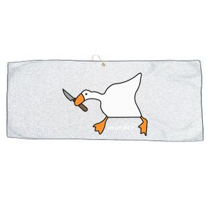 Funny Goose Murder Large Microfiber Waffle Golf Towel