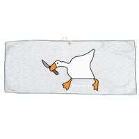 Funny Goose Murder Large Microfiber Waffle Golf Towel