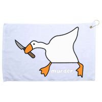 Funny Goose Murder Grommeted Golf Towel