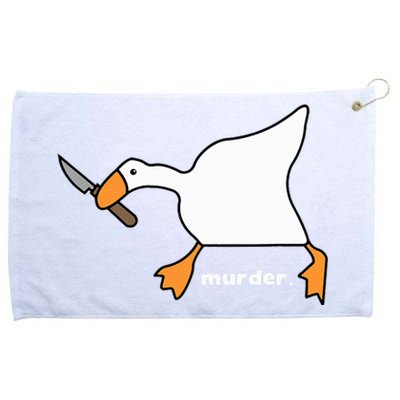 Funny Goose Murder Grommeted Golf Towel