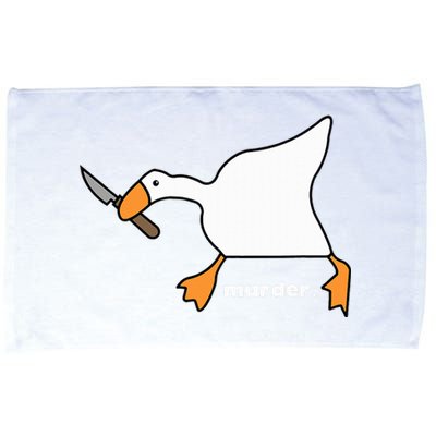 Funny Goose Murder Microfiber Hand Towel