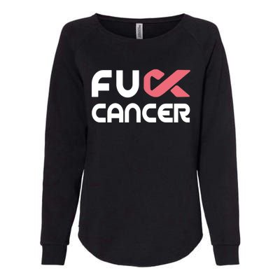 Fuckcute Giftcancer Meaningful Gift Cute Gift Fuckcute Giftbreast Cancer Awarene Womens California Wash Sweatshirt