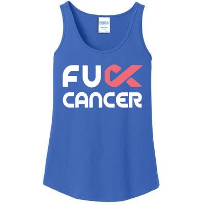 Fuckcute Giftcancer Meaningful Gift Cute Gift Fuckcute Giftbreast Cancer Awarene Ladies Essential Tank