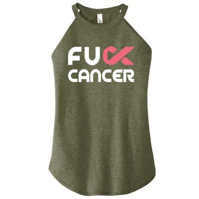 Fuckcute Giftcancer Meaningful Gift Cute Gift Fuckcute Giftbreast Cancer Awarene Women's Perfect Tri Rocker Tank