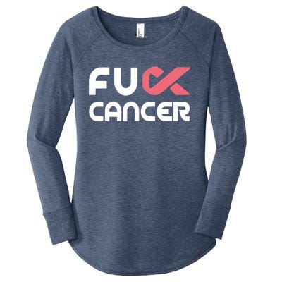 Fuckcute Giftcancer Meaningful Gift Cute Gift Fuckcute Giftbreast Cancer Awarene Women's Perfect Tri Tunic Long Sleeve Shirt