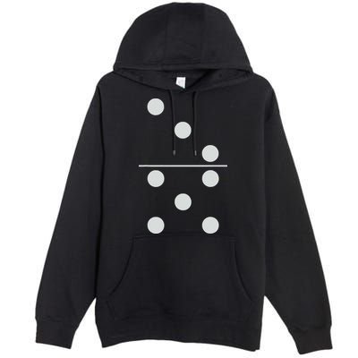 Funny Group Matching Halloween Costume Domino Dominoes 35 Premium Pullover Hoodie