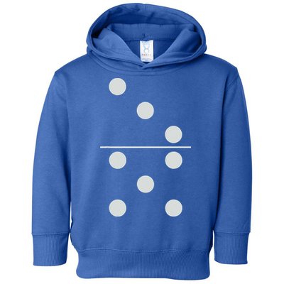 Funny Group Matching Halloween Costume Domino Dominoes 35 Toddler Hoodie