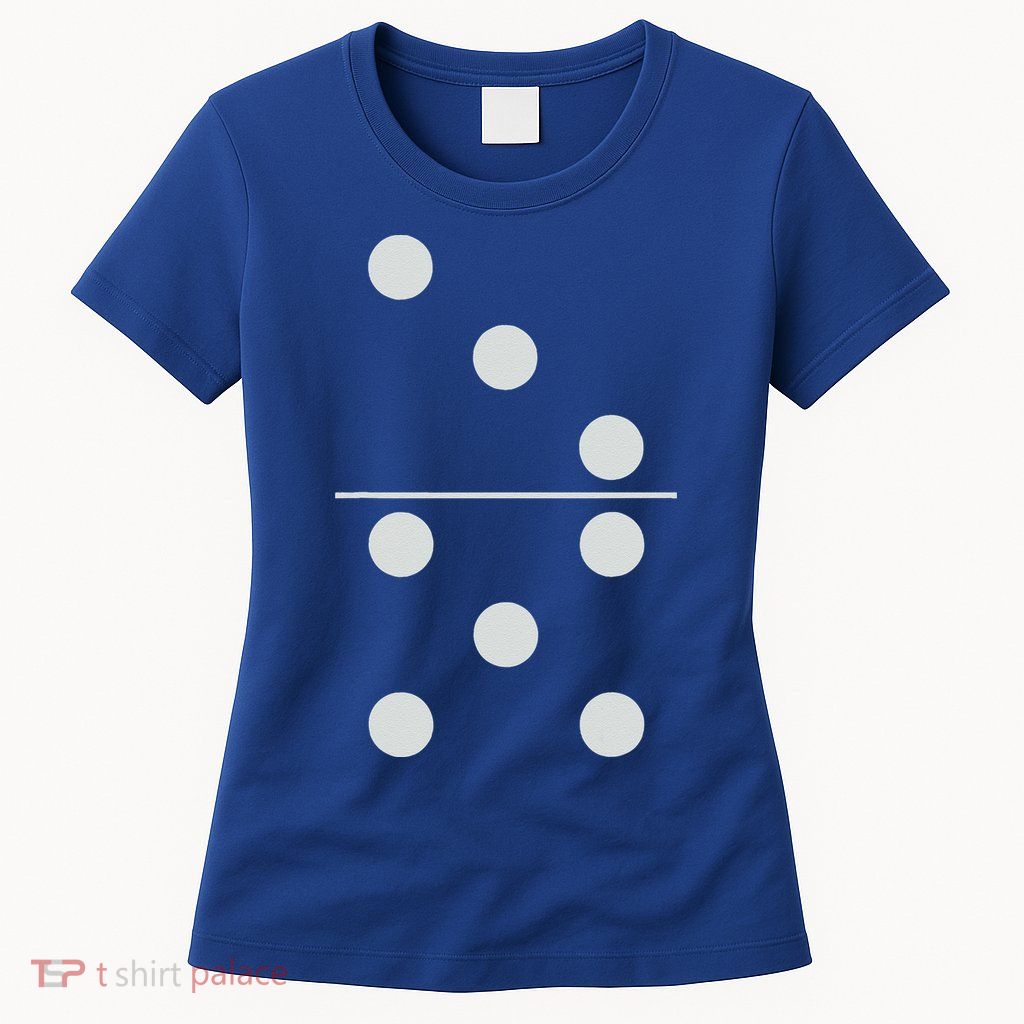 Funny Group Matching Halloween Costume Domino Dominoes 35 Womens T-Shirt